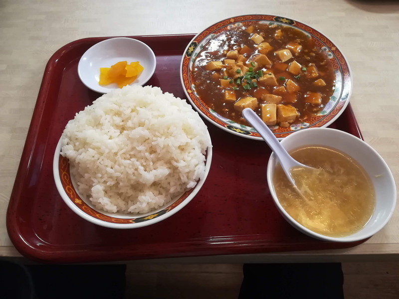 川崎駅東口の激安中華料理！一番館のワンコインランチ（麻婆豆腐定食）500円